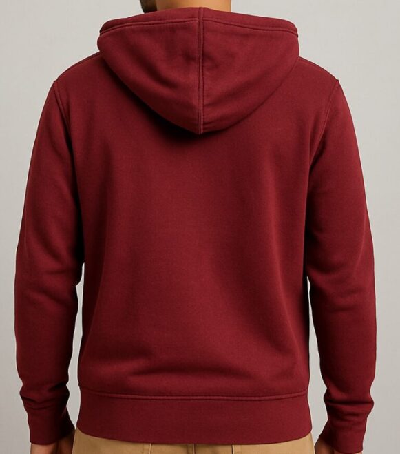 Maroon California Hoodie - Image 4