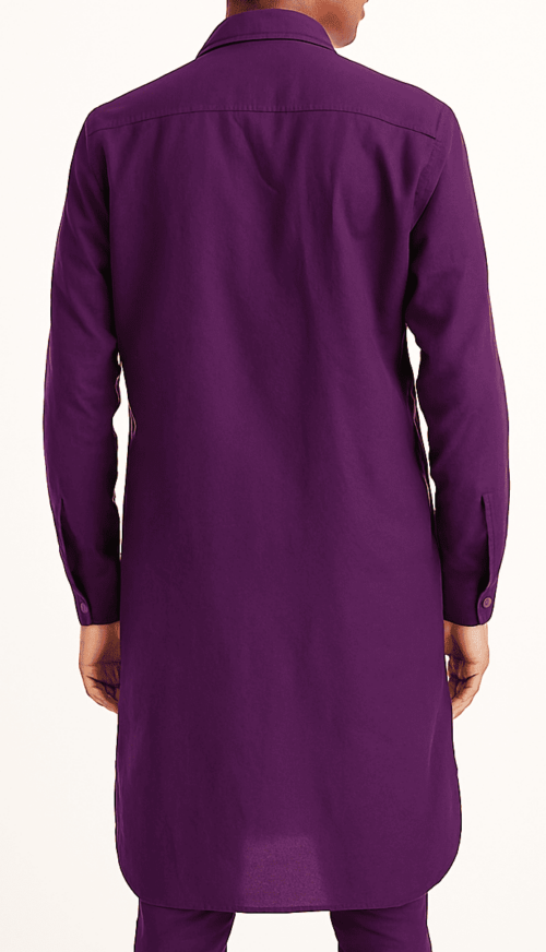 Bold Purple Utility Kurta - Image 4