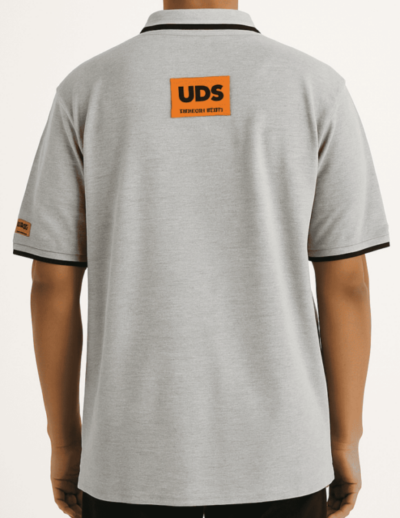 Grey UDS Supervisor Polo T-Shirt - Image 4