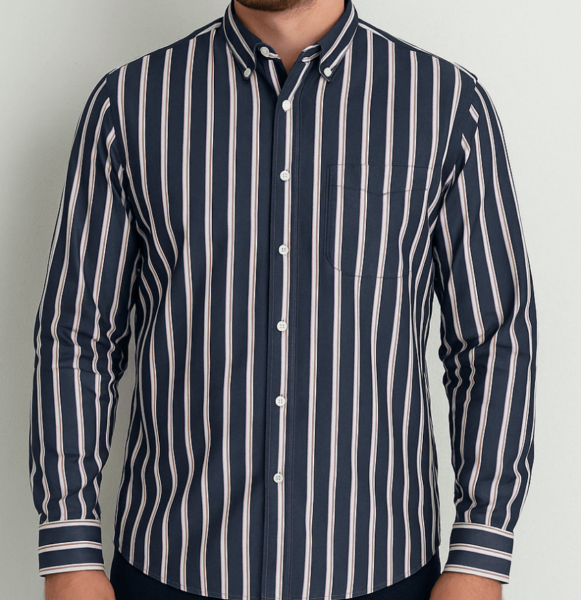 Navy Striped Shirt-costumepeti