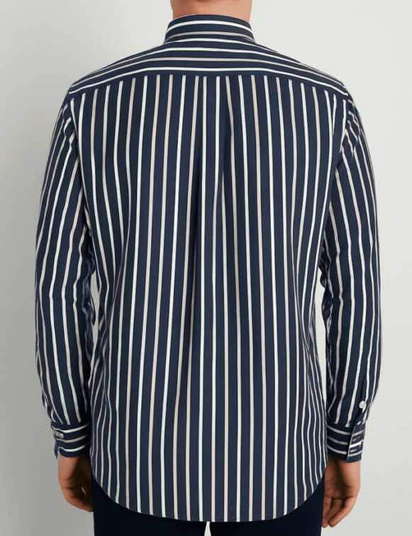 Navy Striped Shirt - Image 3