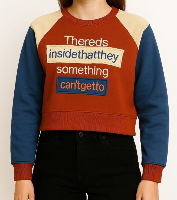 Women’s Colorblock Graphic Sweatshirt_costumepeti