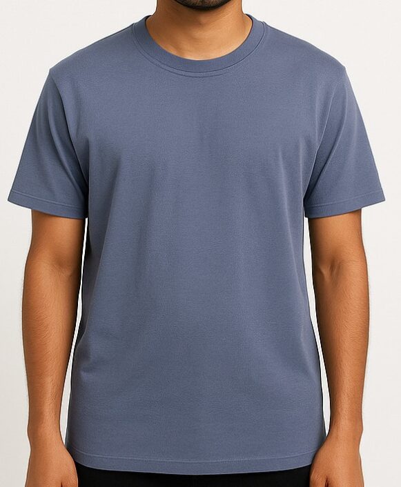 Blue Cotton T-Shirt