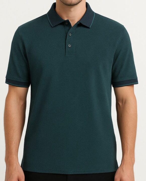 Men’s Dark Green Polo T-Shirt
