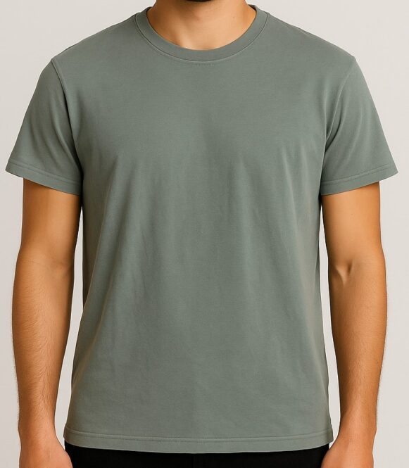 Sage Green Men’s Crew Neck Tee