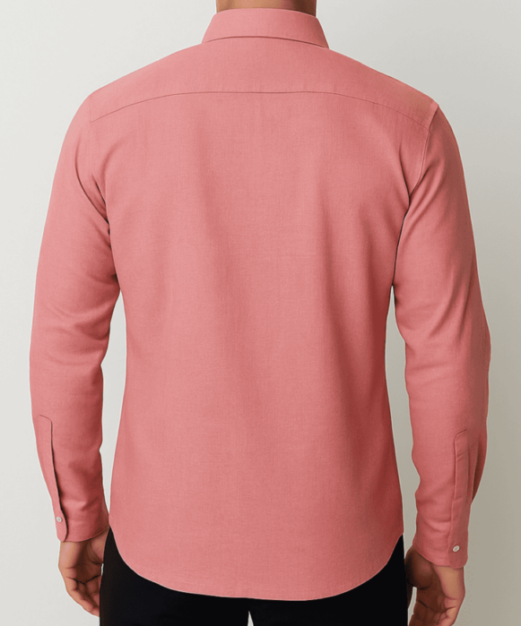 Dusty Rose Cotton Shirt - Image 3