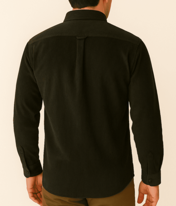 Black Corduroy Shirt - Image 3