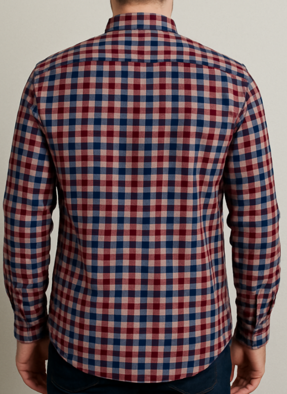 Gingham Checked Shirt