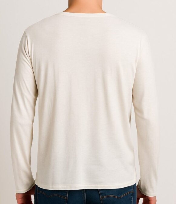 Off-White Henley T-shirt - Image 4