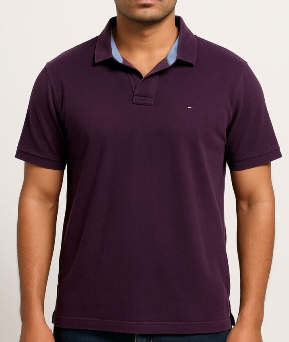 Purple Polo T-Shirt - Image 4