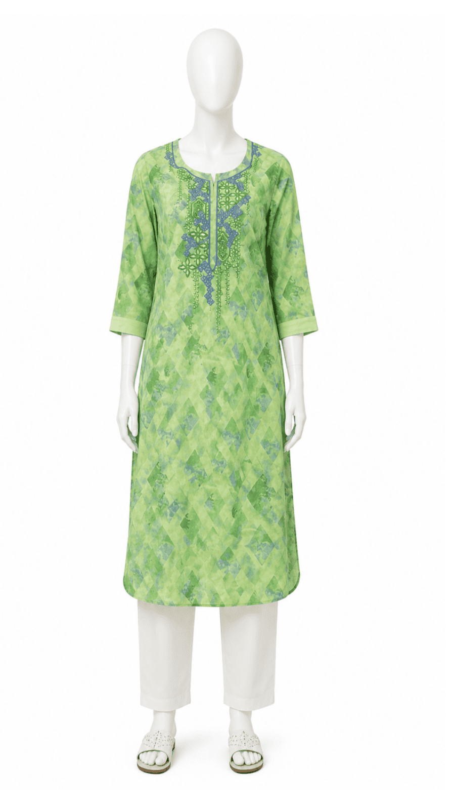 Lime Green Kurti