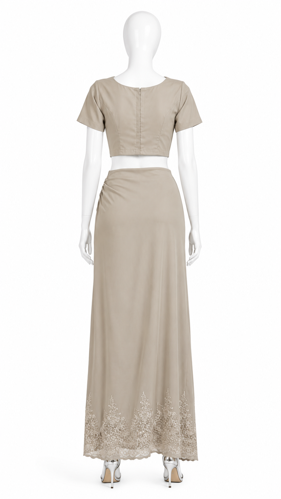 Neutral Beige Blouse - Image 3