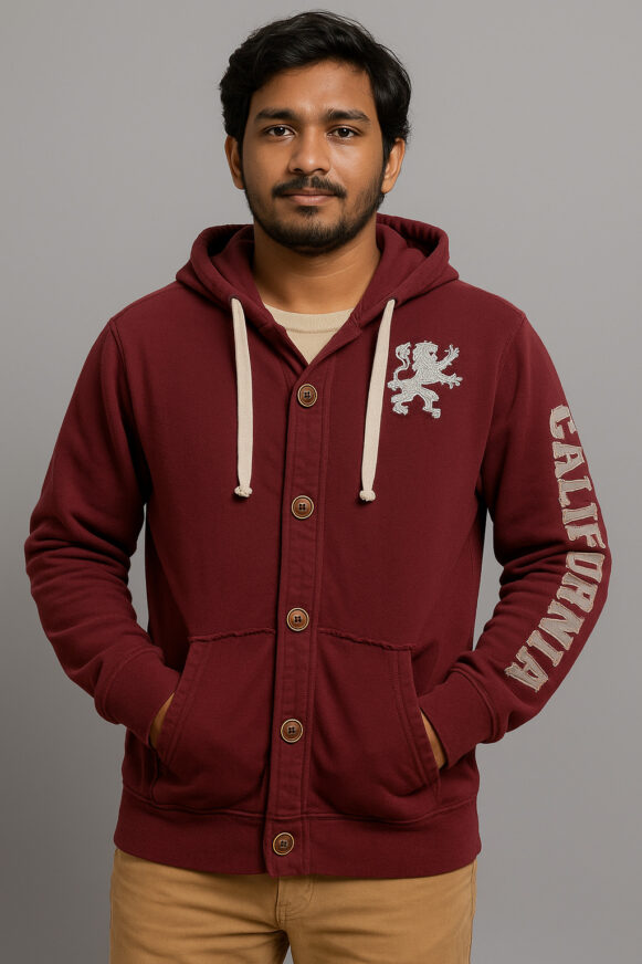 Maroon California Hoodie