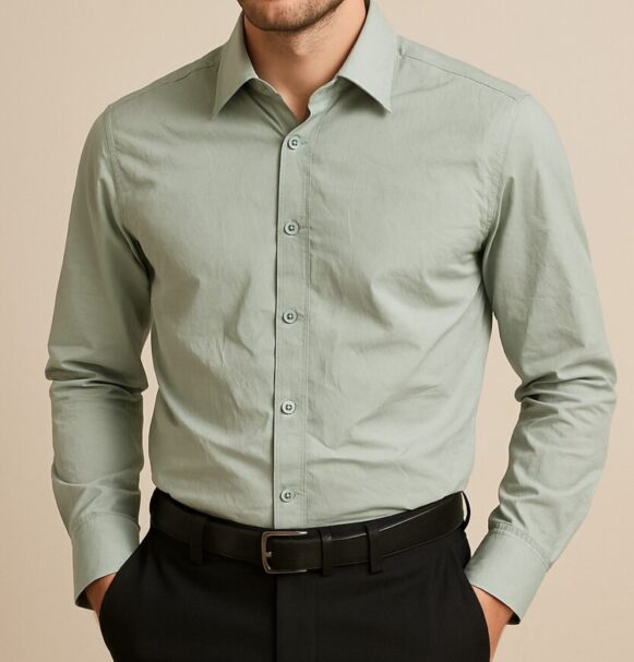 Sage Green Formal Shirt