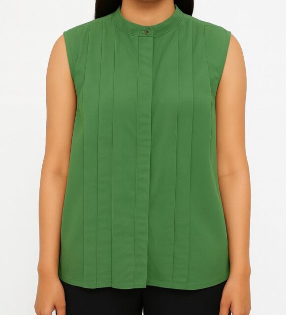 Green Sleeveless Top_costumepeti