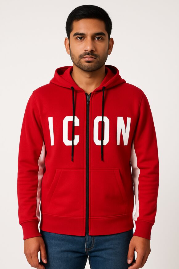 Red ICON Hoodie_costumepeti