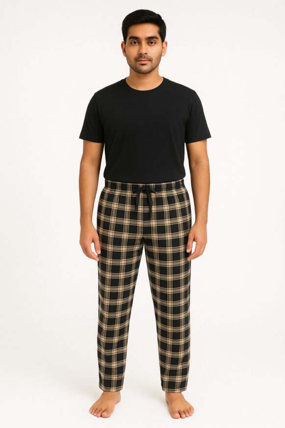 Checked Cotton Pajama