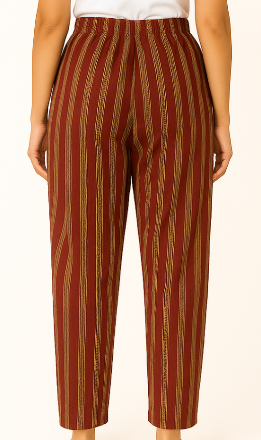 Striped Cotton Jogger - Image 3