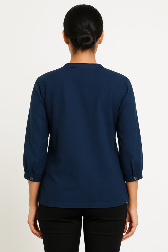Navy Blue Kurti Top - Image 4