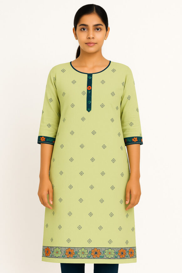 Light Green Straight Kurta