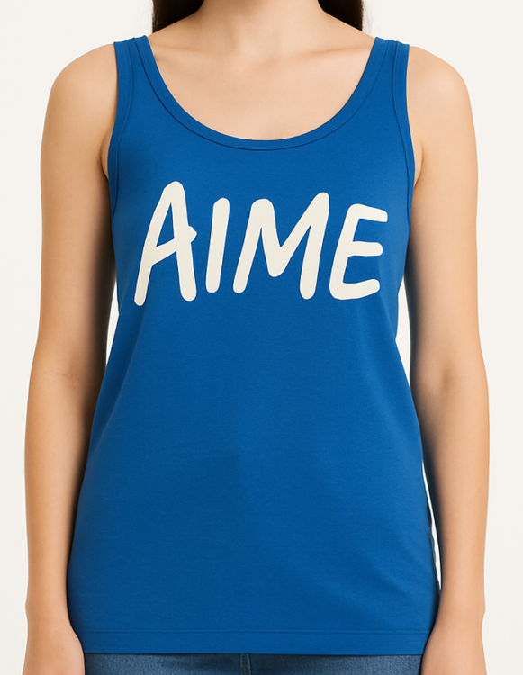 Blue AIME Tank_costumepeti