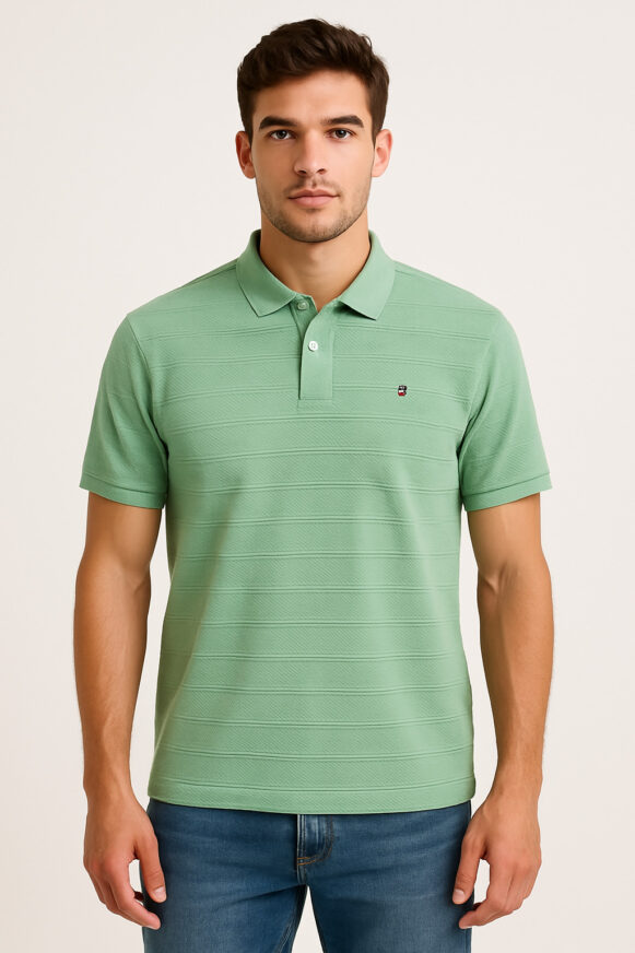 Classic Green Polo T-Shirt for Men