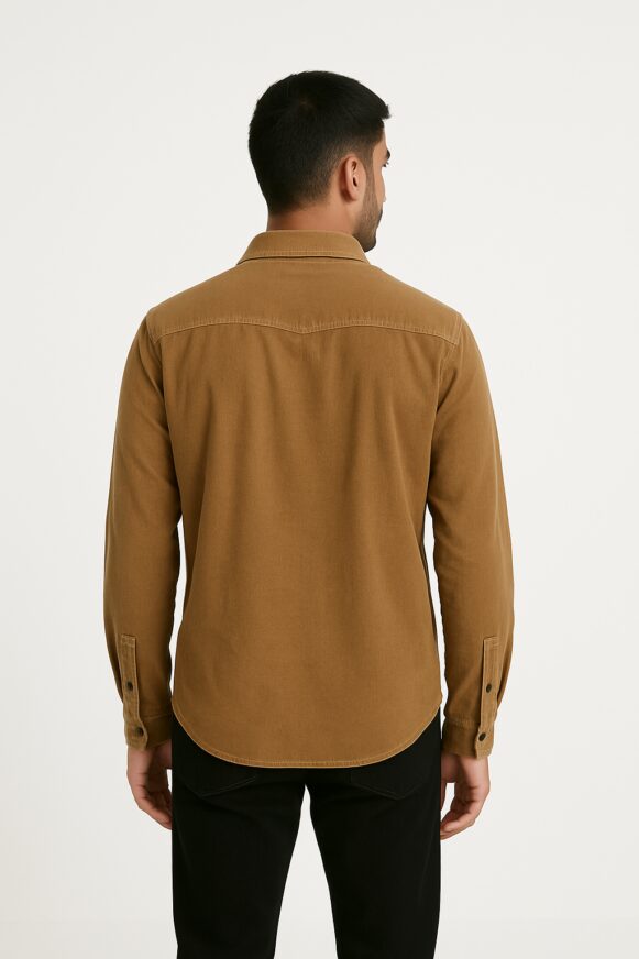 Camel Brown Shirt for Men - Image 4
