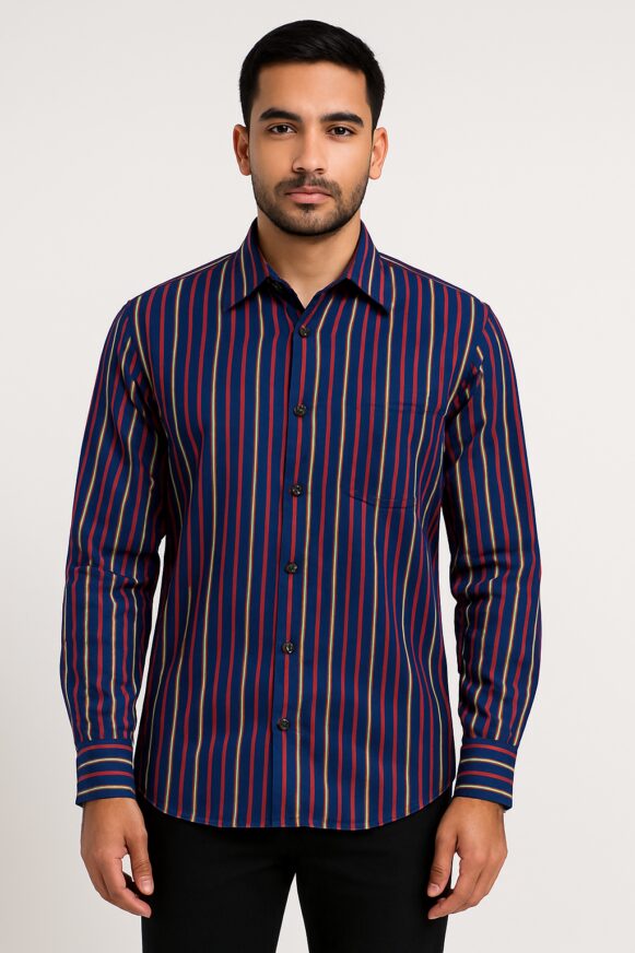 Striped Navy Shirt