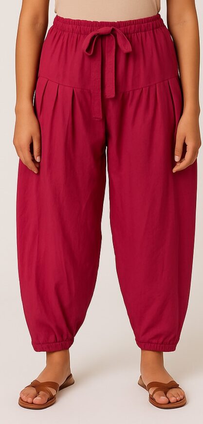 Magenta Harem Pants