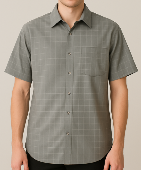 Grey Short Sleeve Shirt