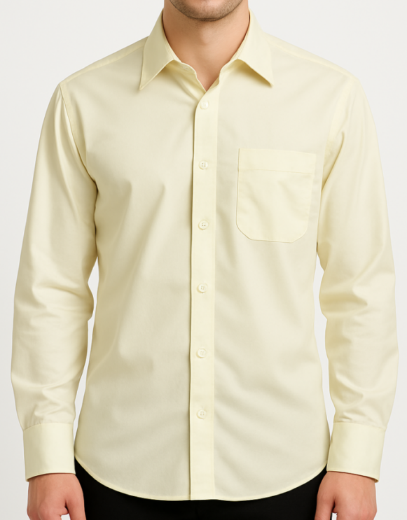 Pale Cream Formal Shirt