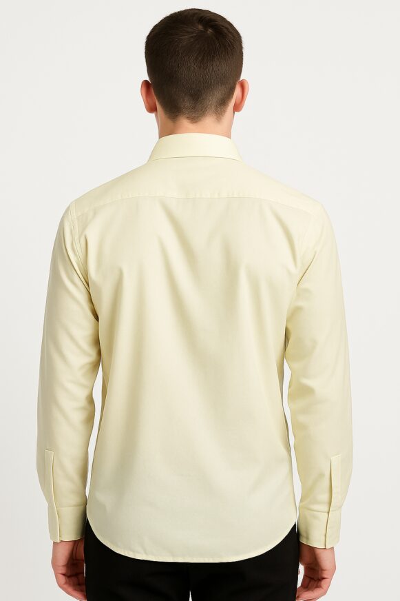 Pale Cream Formal Shirt - Image 4