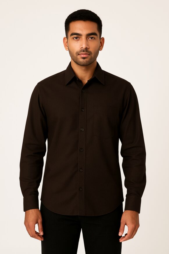 Dark Coffee Formal Shirt