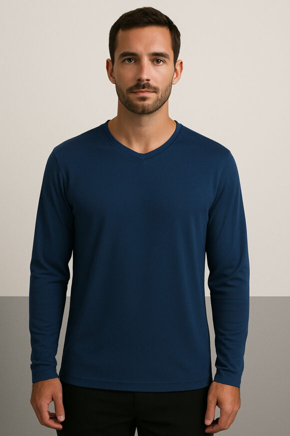 USAF Blue V-Neck T-Shirt