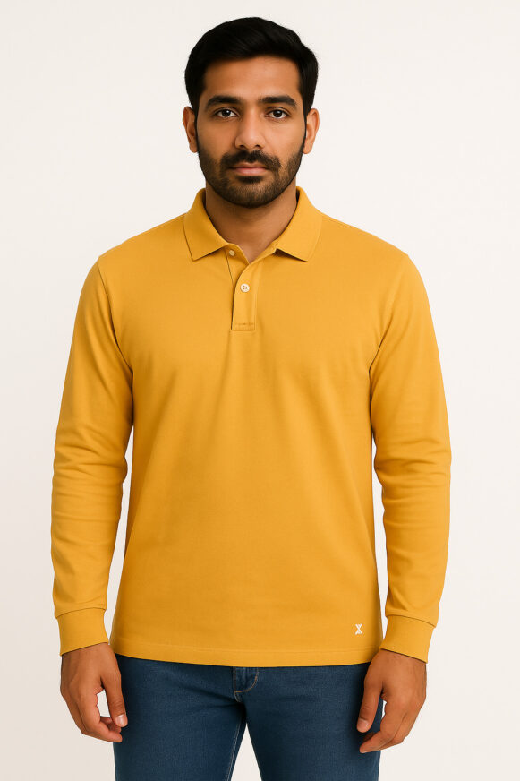 Men's Yellow Polo T-Shirt