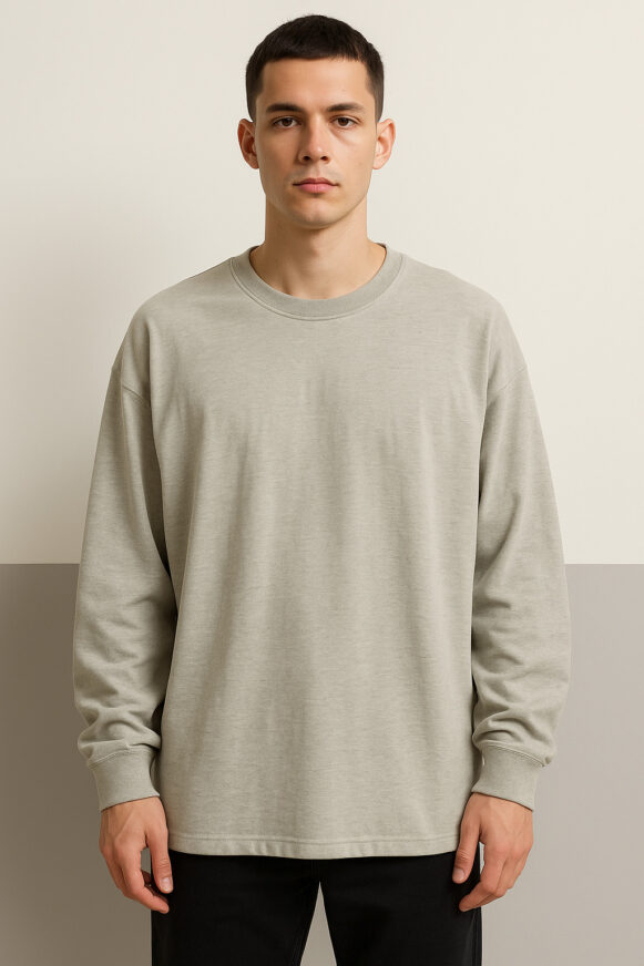 Sage Green Oversized Sweatshirt