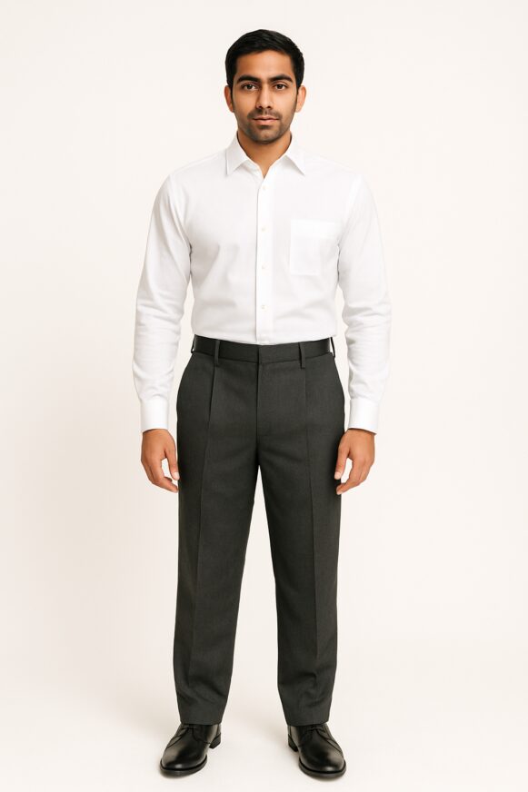 Charcoal Grey Formal Trousers
