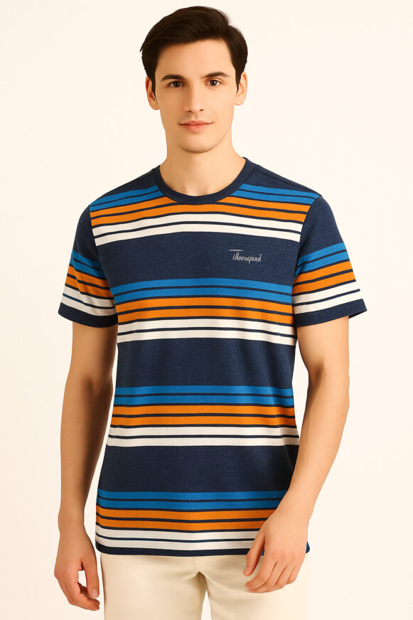 Navy Striped T-Shirt