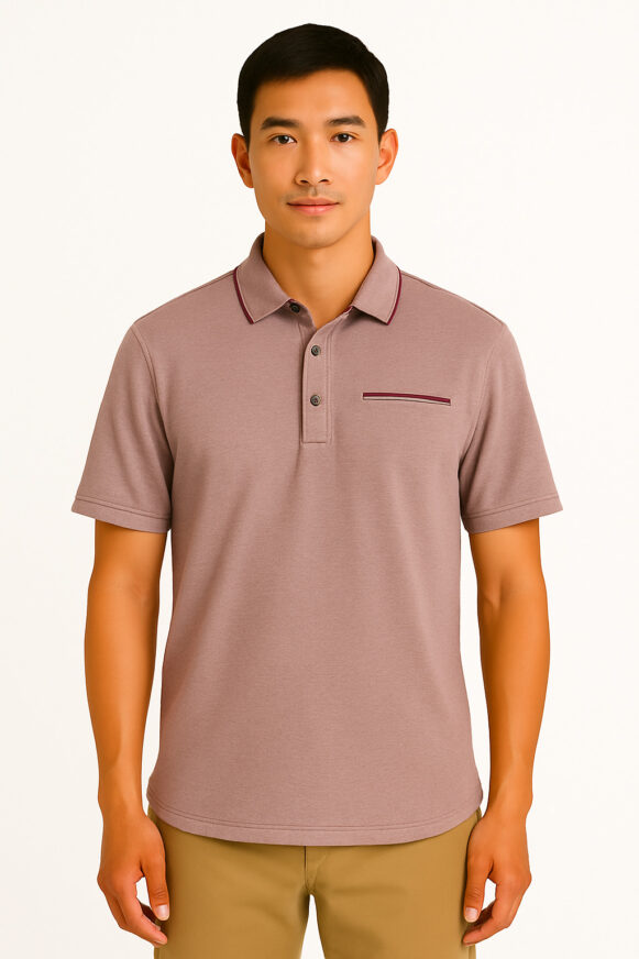 Men’s Mauve Polo T-shirt