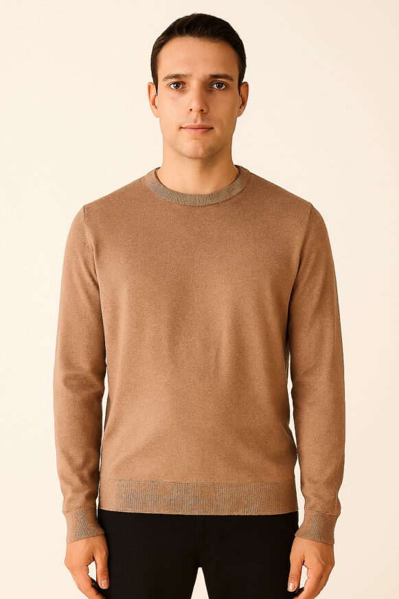 Light Brown Knit Sweater