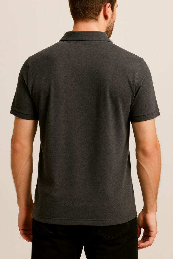 Converse Black Polo T-Shirt - Image 4