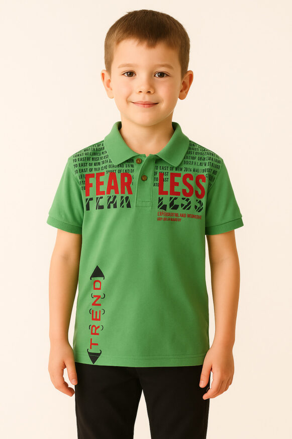 Fearless Kids Polo T-Shirt - Costumepeti