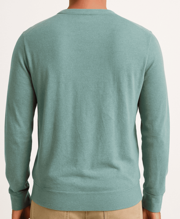 Green Henley T-Shirt - Image 4