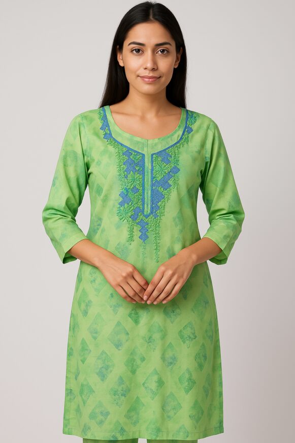 Lime Green Kurti