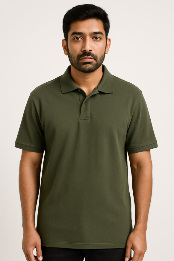 Olive Green Polo T-Shirt