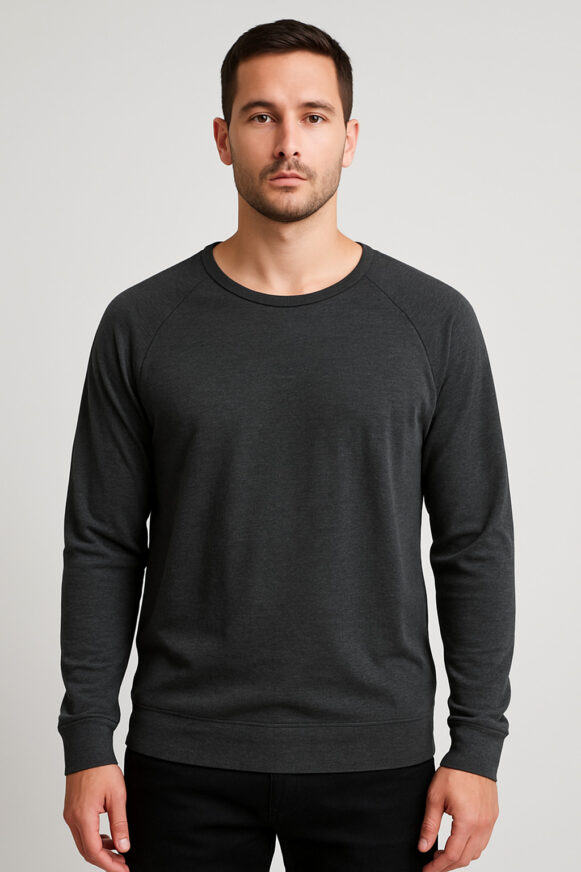 Charcoal Crew Neck Sweatshirt