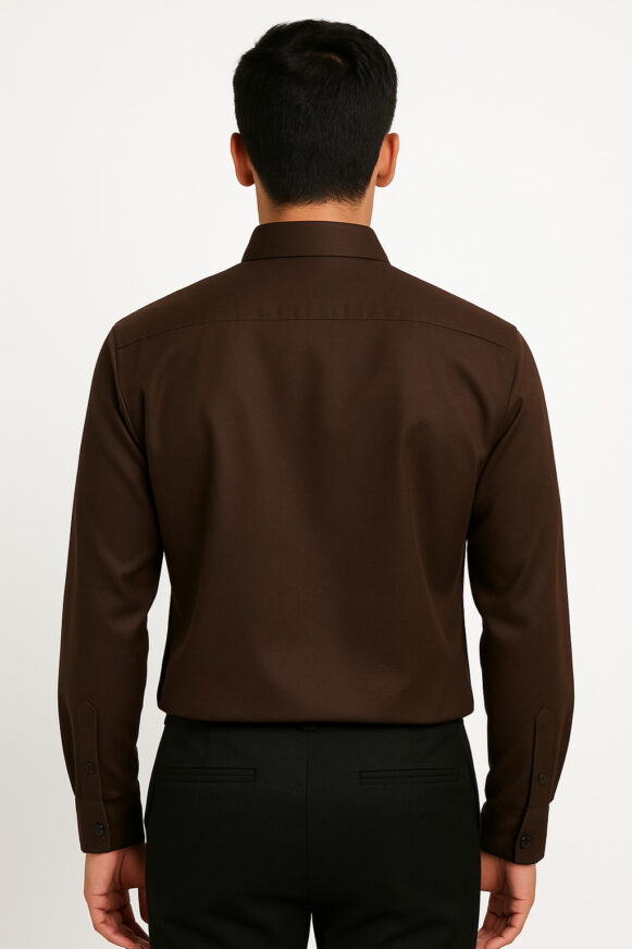 Formal Brown Shirt - Image 3