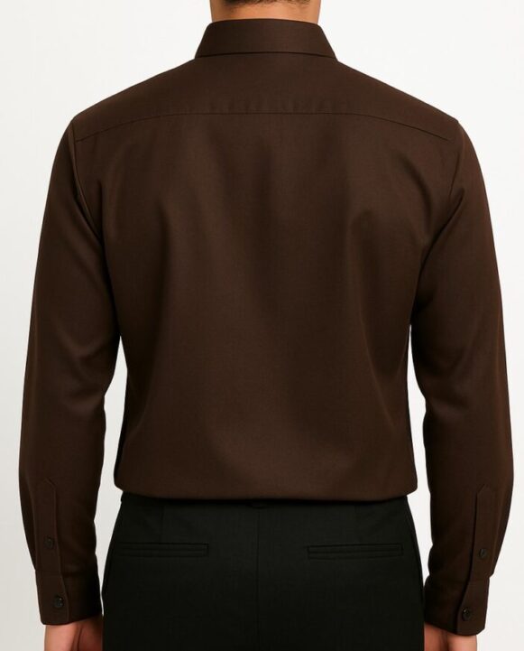 Formal Brown Shirt - Image 4