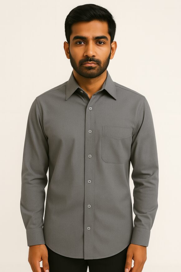 Slate Grey Formal Shirt