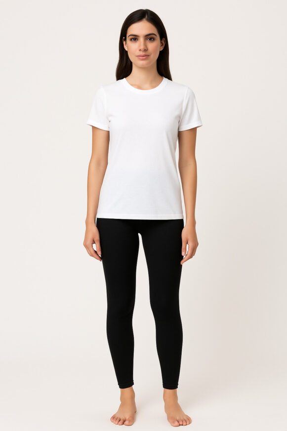 Black Blend Stretch Leggings